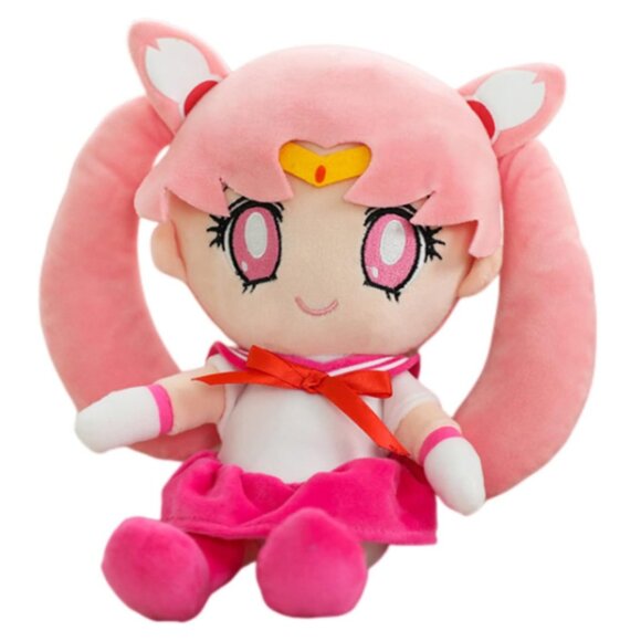 Sailor Moon Chibiusa Plush Doll – 10” Soft Stuffed Toy | Cute Anime Cosplay Gift - Picture 1 of 2